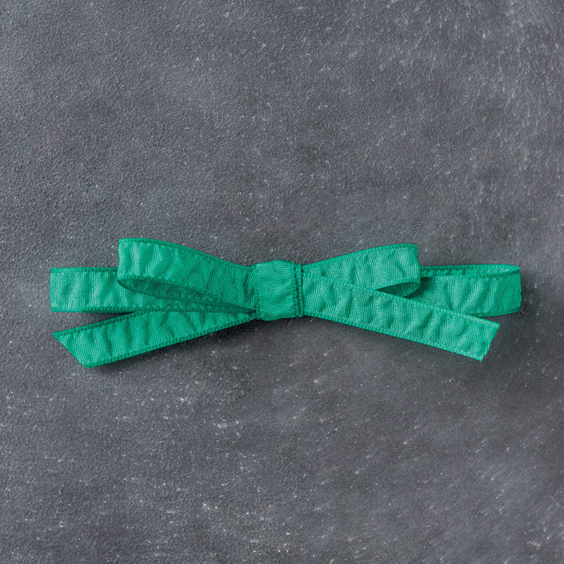 Emerald Envy | Ruched Ribbon, 3/8" wide, Approx 9.1m | Retired | Brand New