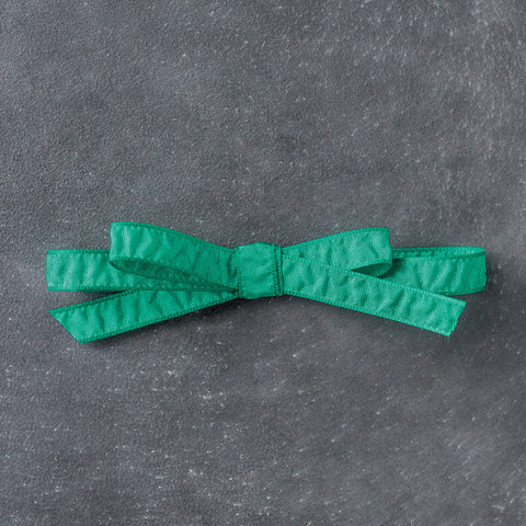 Emerald Envy | Ruched Ribbon, 3/8" wide, Approx 9.1m | Retired | Brand New