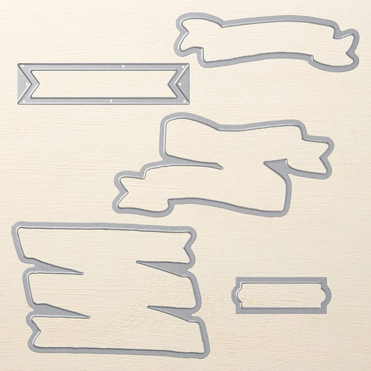 Bunch of Banners Framelits Dies | Retired Framelits/Dies Collection | Stampin' Up!