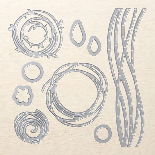 Swirly Scribbles Thinlits Dies | Retired Framelits/Dies Collection | Stampin' Up!