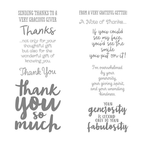 Thankful Thoughts | Retired Clear Mount Stamp Set | Stampin' Up!