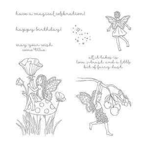 Fairy Celebration | Retired Clear Mount Stamp Set | Stampin' Up!