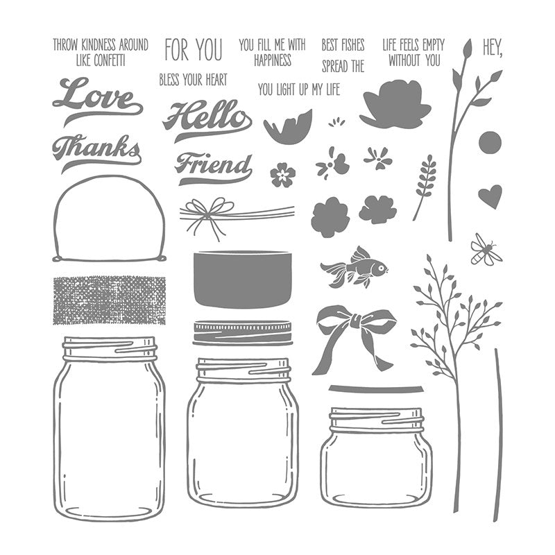 Jar of Love | Retired Photopolymer Stamp Set | Stampin' Up!