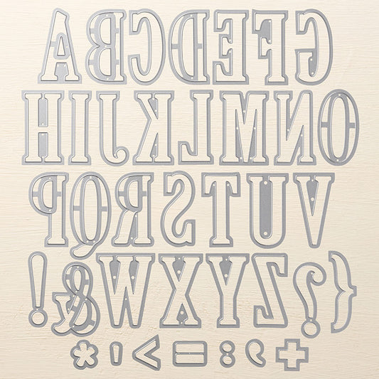 Large Letters Framelits Dies | Retired Framelits/Dies Collection | Stampin' Up!