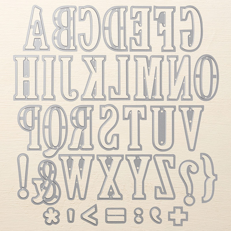 Large Letters Framelits Dies | Retired Framelits/Dies Collection | Stampin' Up!