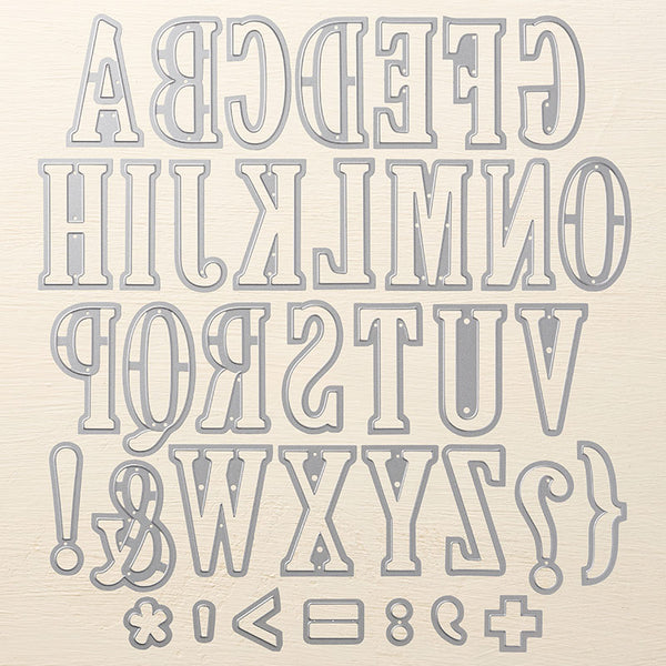 Large Letters Framelits Dies | Retired Framelits/Dies Collection | Stampin' Up!