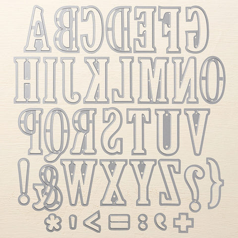 Large Letters Framelits Dies | Retired Framelits/Dies Collection | Stampin' Up!