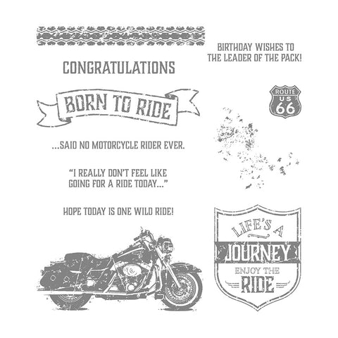 One Wild Ride | Retired Clear Mount Stamp Set | Stampin' Up!