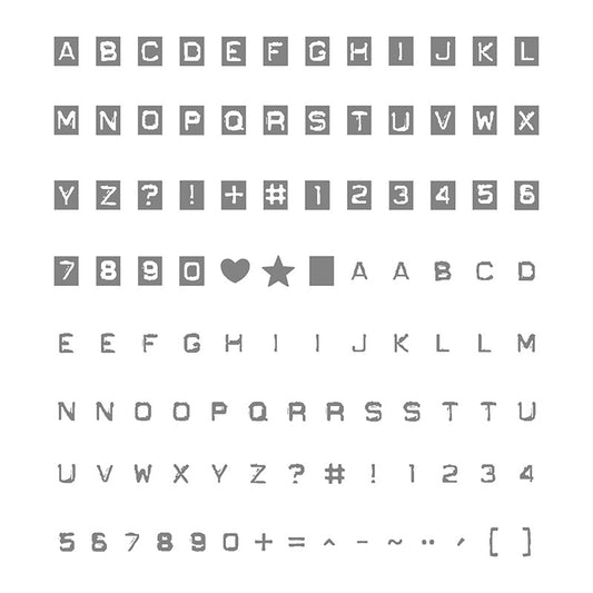 Labeler Alphabet | Retired Photopolymer Stamp Set | Stampin' Up!