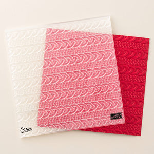 Cable Knit Dynamic Embossing Folder | Retired Embossing Folder | Stampin' Up!