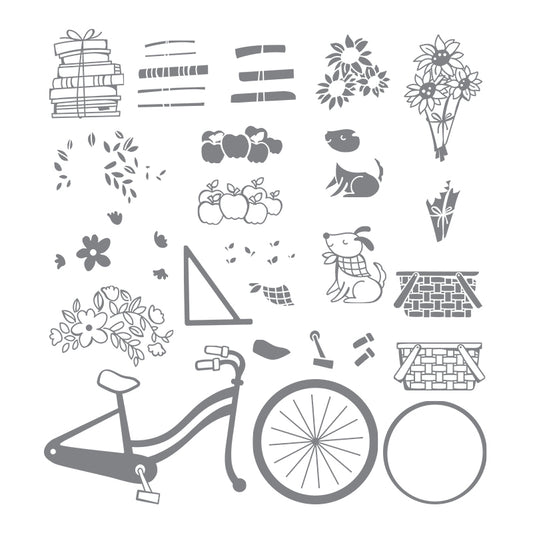 Bike Ride | Retired Photopolymer Stamp Set | Stampin' Up!
