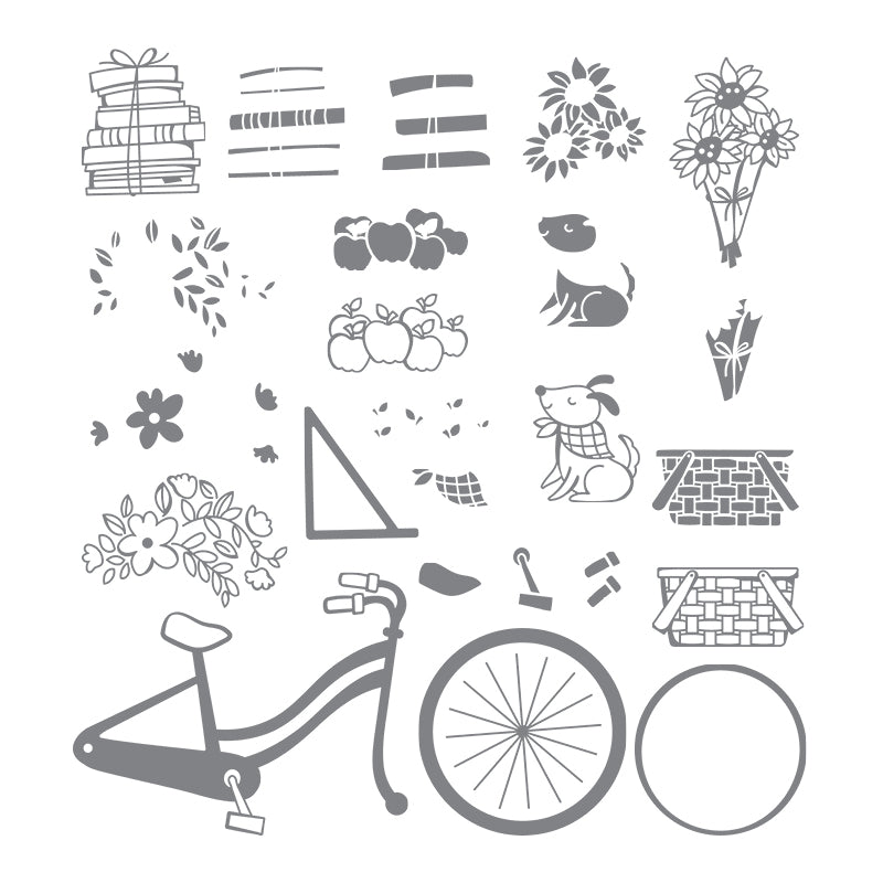 Bike Ride | Retired Photopolymer Stamp Set | Stampin' Up!