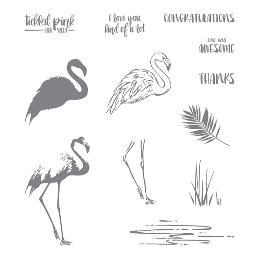 Fabulous Flamingo | Retired Photopolymer Stamp Set | Stampin' Up!