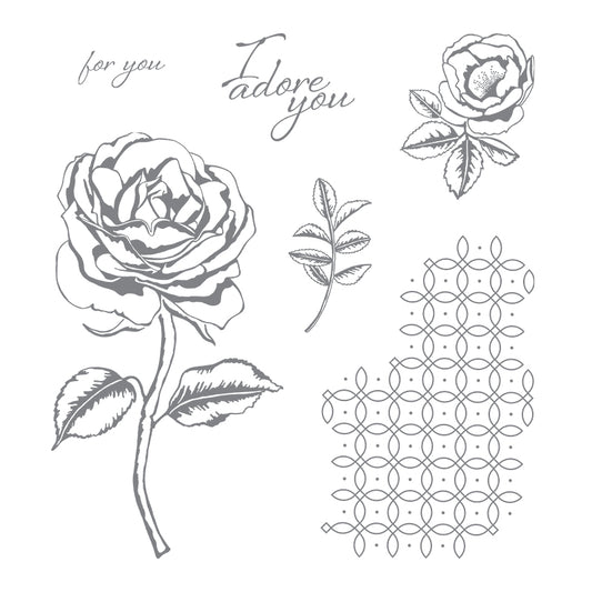 Graceful Garden | Retired Clear Mount Stamp Set | Stampin' Up!