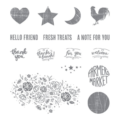 Wood Words | Retired Clear Mount Stamp Set | Stampin' Up!