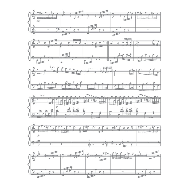 Sheet Music | Retired Clear Mount Stamp Set | Stampin' Up!