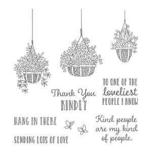 Hanging Garden | Retired Clear Mount Stamp Set | Stampin' Up!