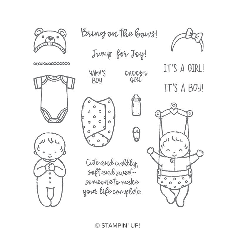 Sweet Baby | Retired Clear Mount Stamp Set | Stampin' Up!