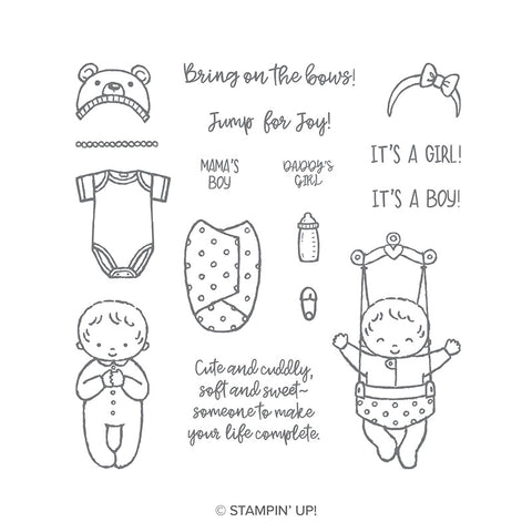 Sweet Baby | Retired Clear Mount Stamp Set | Stampin' Up!