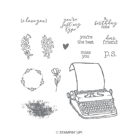 P.S. You're The Best | Retired Clear Mount Stamp Set | Stampin' Up! | BRAND NEW