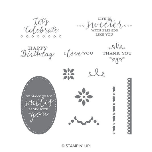 Detailed With Love | Retired Clear Mount Stamp Set | Stampin' Up!