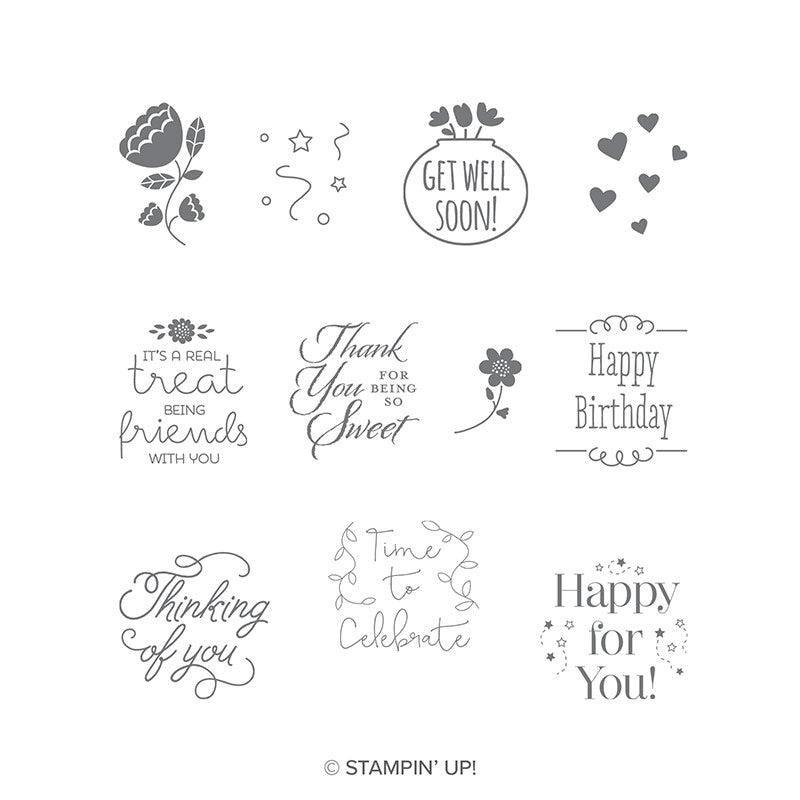 Treat Time | Retired Clear Mount Stamp Set | Stampin' Up!