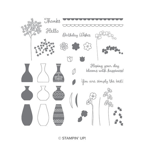 Varied Vases | Retired Photopolymer Stamp Set | Stampin' Up!