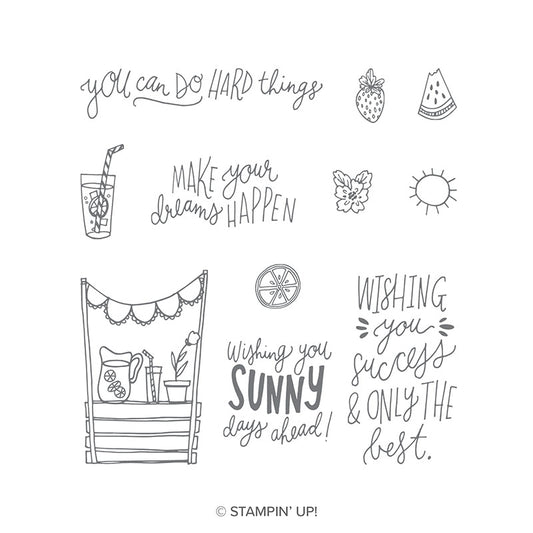 Sunny Days | Retired Clear Mount Stamp Set | Stampin' Up!