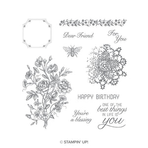 Very Vintage | Retired Clear Mount Stamp Set | Stampin' Up!