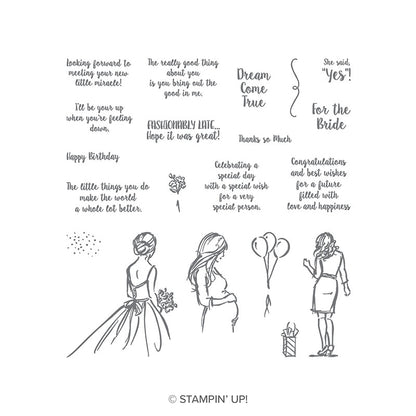 Wonderful Moments | Retired Photopolymer Stamp Set | Stampin' Up!