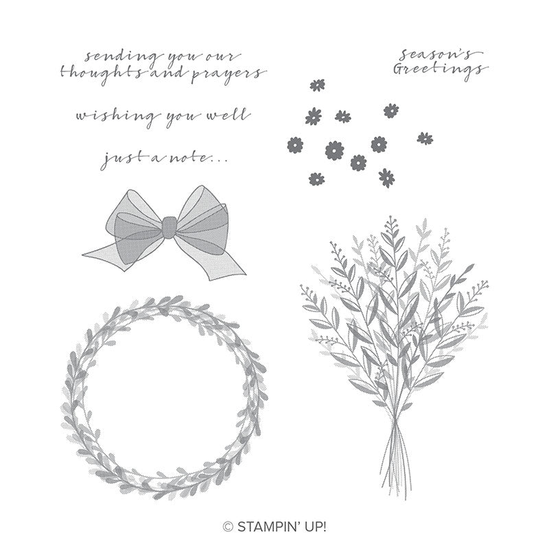 Wishing You Well | Retired Clear Mount Stamp Set | Stampin' Up!