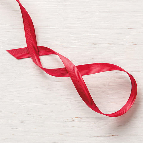 Mixed Satin Ribbon 3/8" (1cm) Real Red | Approx 10 yards long | Retired | Stampin' Up!