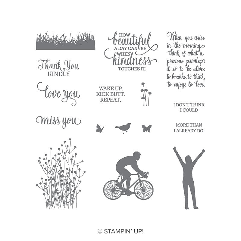 Enjoy Life | Retired Photopolymer Stamp Set | Stampin' Up!