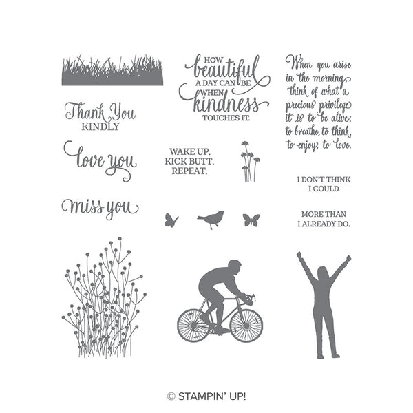 Enjoy Life | Retired Photopolymer Stamp Set | Stampin' Up!