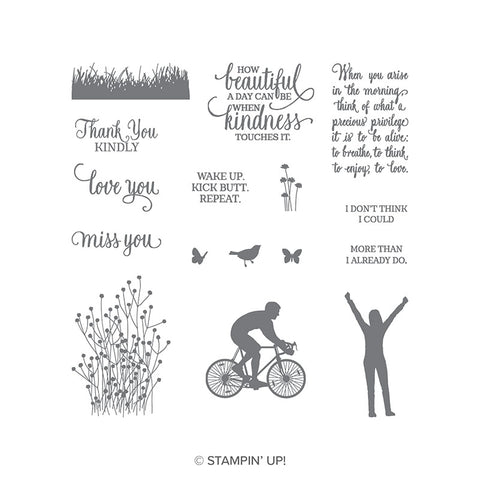 Enjoy Life | Retired Photopolymer Stamp Set | Stampin' Up!