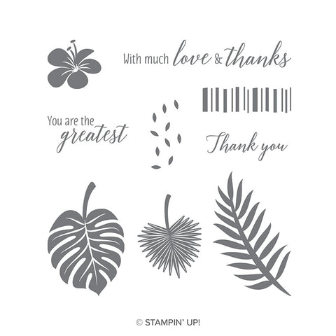 Tropical Chic | Retired Clear Mount Stamp Set | Stampin' Up!