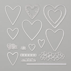 Be Mine Stitched Framelits Dies | Retired Framelits/Dies Collection | Stampin' Up!