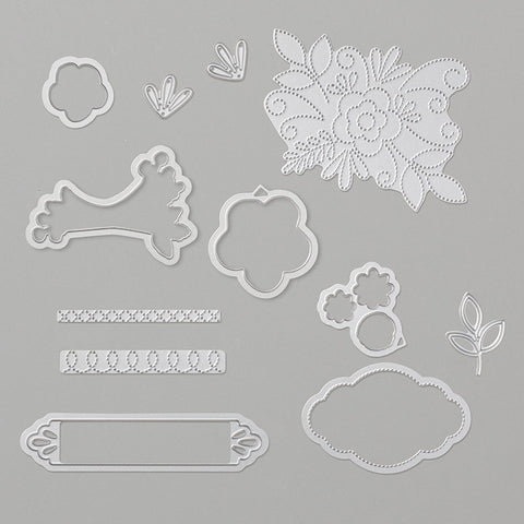 Needlepoint Elements Framelits Dies | Retired Framelits/Dies Collection | Stampin' Up!