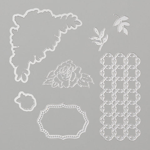 Rose Trellis Thinllits Dies | Retired Framelits/Dies Collection | Stampin' Up!