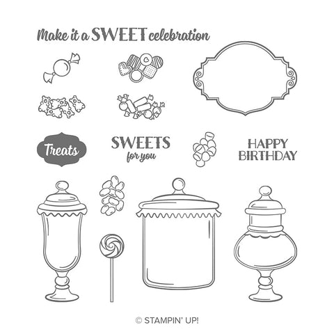 Sweetest Thing | Retired Photopolymer Stamp Set | Stampin' Up! | BRAND NEW