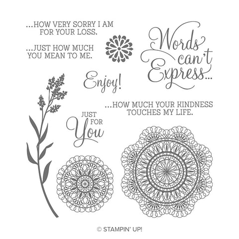 Dear Doily | Retired Cling Mount Stamp Set | Stampin' Up!
