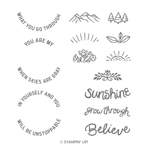 Here Comes the Sun | Retired Photopolymer Stamp Set | Stampin' Up! | Brand New