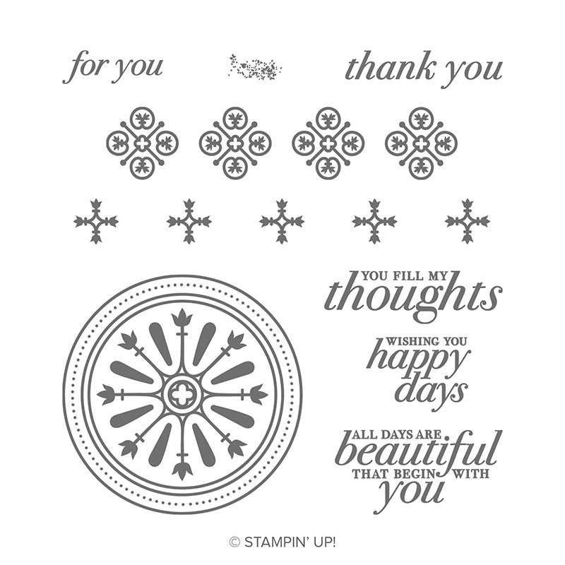Florentine Filagree | Retired Photopolymer Stamp Set | Stampin' Up!