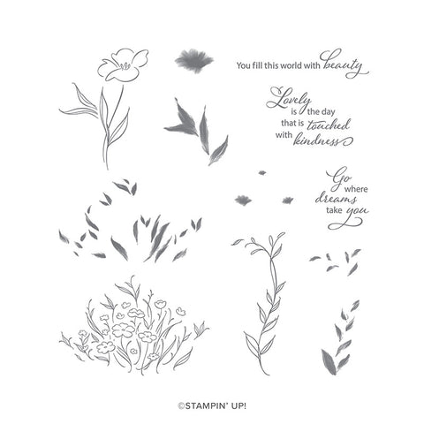 Lovely is the Day | Retired Photopolymer Stamp Set | Stampin' Up!