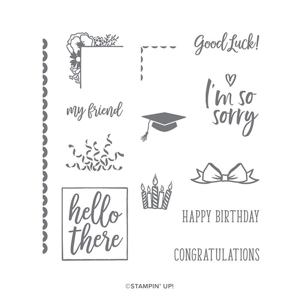 I Say Hello | Retired Photopolymer Stamp Set | Stampin' Up!