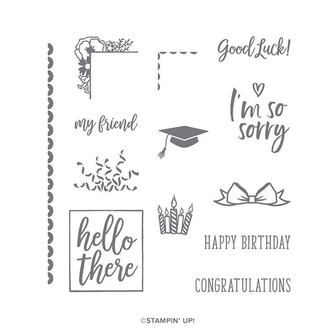 I Say Hello | Retired Photopolymer Stamp Set | Stampin' Up!