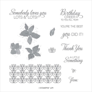 Parcels & Petals | Retired Cling Mount Stamp Set | Stampin' Up!