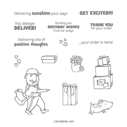 You Always Deliver | Retired Photopolymer Stamp Set | Stampin' Up!