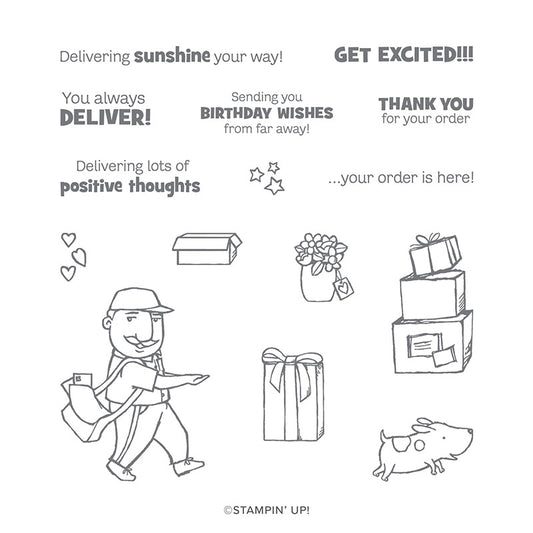 You Always Deliver | Retired Photopolymer Stamp Set | Stampin' Up!