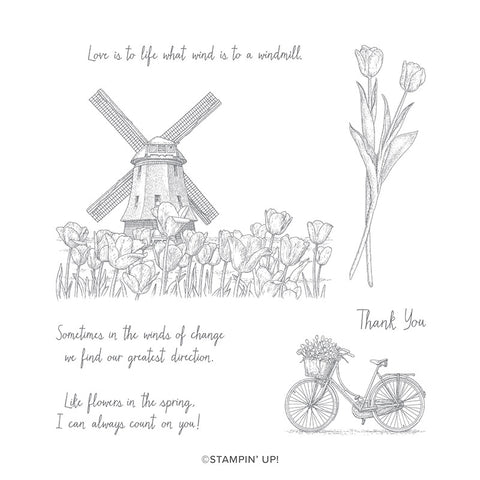 Winds of Change | Retired Cling Mount Stamp Set | Stampin' Up!
